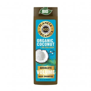 Шампунь для волос "Organic coconut + bio collagen" Planeta Organica