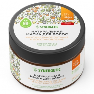 Маска для волос "Максимальное питание и восстановление" Synergetic